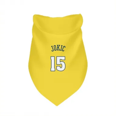 Sheshow Denver Nuggets Nikola Jokic Jersey in Yellow for Men